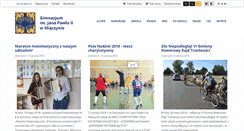 Desktop Screenshot of gmiaczyn.pl